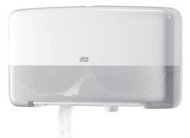Toiletpapierdispenser Tork T2 Elevation jumbo klein duo wit 555500
