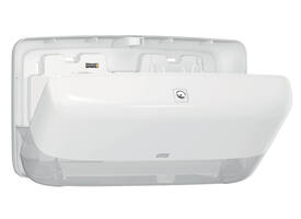 Toiletpapierdispenser Tork T2 Elevation jumbo klein duo wit 555500