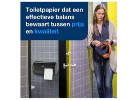 Toiletpapierdispenser Tork T4 Elevation duo zwart 557008