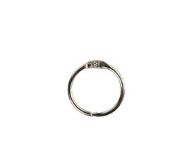 Boekbindersring Creativ Company 19mm zilver 10 stuks