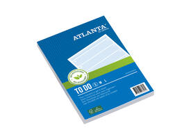 Things to do Djois Atlanta recycled papier Blok 148x105mm 100vel 70gr blauw