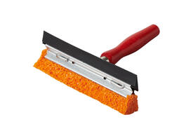 Raamtrekker ProPlus met houten steel 145mm rood