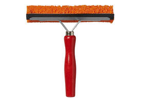 Raamtrekker ProPlus met houten steel 145mm rood