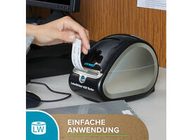Etiket Dymo LabelWriter naamkaart 54x101mm 1 rol á 220 stuks rood