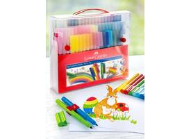 Kleurstiften Faber-Castell Connector assorti cadeauset à 80 stuks