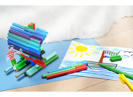 Kleurstiften Faber-Castell Connector assorti cadeauset à 80 stuks