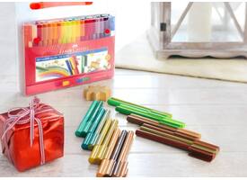 Kleurstiften Faber-Castell Connector assorti koffer à 60 stuks