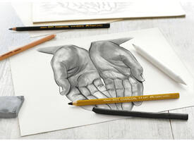 Houtskool Faber-Castell set 7-delig