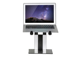 Laptopstandaard Neomounts NSLS200 opvouwbaar zwart zilver