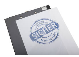 Klembord MAUL A4 staand + insteektas PVC zwart