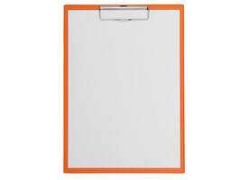 Klembord MAUL A4 staand PVC neon oranje