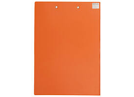 Klembordmap MAUL A4 staand met penlus PVC neon oranje