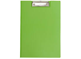 Klembordmap MAUL A4 staand met penlus PVC neon groen