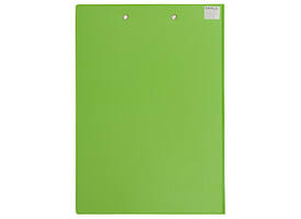 Klembordmap MAUL A4 staand met penlus PVC neon groen