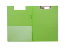 Klembordmap MAUL A4 staand met penlus PVC neon groen
