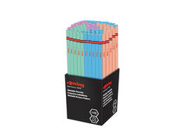 Potlood rOtring woodcase zeshoekig HB metallic assorti