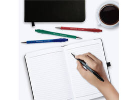 Balpen Paper Mate Flexgrip Ultra medium assorti blister 3+1 gratis