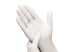 Handschoen Hynex nitril M wit 3.5g 100 stuks