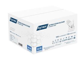 Handschoen Hynex nitril M wit 3.5g 100 stuks