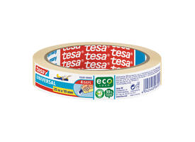Afplaktape tesa®  Economy 25mx19mm geel