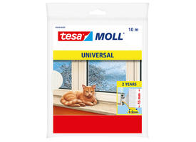 tochtstrip tesamoll® Universal schuimprofiel zelfklevend 10mx15mm wit