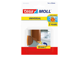 Tochtstrips tesamoll® Universal zelfklevende tbv deur 1mx38mm bruin