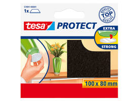 Beschermvilt tesa® Protect anti-kras  80x100mm bruin