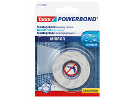 Montagetape tesa® Powerbond Spiegel dubbelzijdig 1,5mx19mm