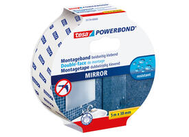 Montagetape tesa® Powerbond Spiegel dubbelzijdig 5mx38mm wit