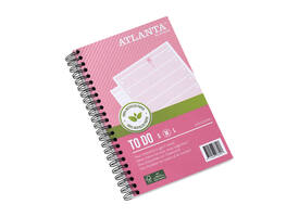 Things to do Djois Atlanta recycled papier Tropical 125x195mm 100 vel 70gr roze 2 stuks