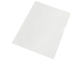 Insteekmap L-model Esselte A4 100% gerecycled 0.10mm transparant 100 stuks
