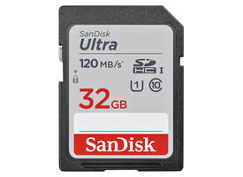 Geheugenkaart Sandisk SDHC Ultra 32GB (Class 10/UHS-I/120MB/s)