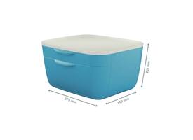 Ladenblok Leitz Cosy 2 laden blauw