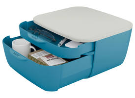 Ladenblok Leitz Cosy 2 laden blauw