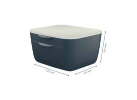 Ladenblok Leitz Cosy 2 laden grijs