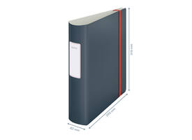 Ordner Leitz Cosy Active 180° 82mm PP A4 fluweel grijs