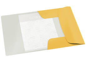 Elastomap Leitz Cosy A4 3-kleps geel