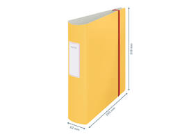 Ordner Leitz Cosy Active 180° 82mm PP A4 warm geel