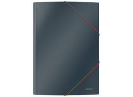 Elastomap Leitz Cosy A4 3-kleps grijs