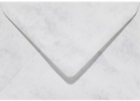 Envelop Papicolor EA5 156x220mm marmer grijswit pak à 6 stuks