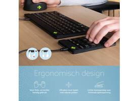 Toetsenbord R-Go Ergonomisch Numpad Break Draad