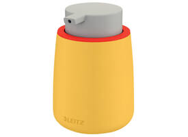 Handzeepdispenser Leitz Cosy voor handzeep 300ml geel
