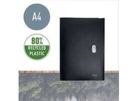 Dossiermap Leitz Recycle A4 3-kleps PP zwart