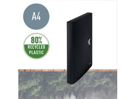 Documentenbox Leitz Recycle A4 PP zwart