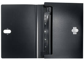 Projectmap Leitz Recycle A4 5-vaks PP zwart