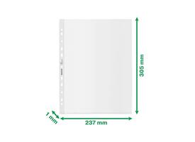 Showtas Leitz Recycle maxi 11-gaats PP A4 100micron transparant 25 stuks