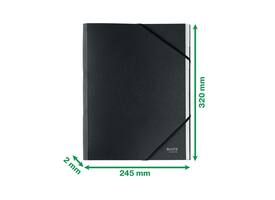 Sorteermap Leitz Recycle 6 tabs karton zwart