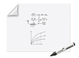 Magic-Chart Legamaster whiteboard XL 90x120cm wit 15 vel