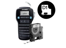 Labelprinter Dymo LabelManager 160 draagbaar azerty 12mm zwart valuepack