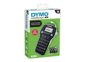 Labelprinter Dymo LabelManager 160 draagbaar qwerty 12mm zwart valuepack